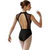 ROYAL SMEELA Body Ballerina Danza Classica Senza Maniche Collare Alto Senzas Schienale Adulto