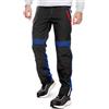 Stenso Prisma Pantaloni Softshell Elasticizzati Impermeabili da Uomo - Pantaloni da Lavoro Elasticizzati da Uomo Nero/Grigio M