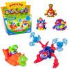 SUPERTHINGS RIVALS OF KABOOM SUPERTHINGS KAZOOM Power Mission - Action Pack. Contiene 5 SuperThings (include 1 SuperLeader Dorato), 1 Exoskeleton, 1 Slider. Confezione 3 da 4