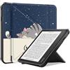 HAIEHAEYXZ Custodia per Kobo Sage Modello: N777/N778K (versione 2021) 8 pollici E-Reader TPU Transformers Cover per Kobo Sage Ultra Sottile Folio Stand Custodia in pelle PU leggera con Auto Sleep/Wake (LM)