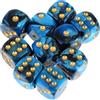 DSLSQD 10 pezzi di dadi colorati, dadi poliedrici da 16 mm Dadi da gioco in acrilico sfuso Set di dadi a 6 facce per giochi da tavolo per l'apprendimento della matematica in classe Giocare e rotolare