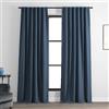 HPD Half Price Drapes BOCH-PL1704-108 Tenda Oscurante Bellino, Misto Poliestere, Blu Selvaggio, 50 X 108