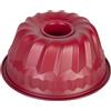 wenco Mini stampo per ciambella, 18 cm, rivestimento antiaderente di alta qualità, acciaio robusto, distribuzione uniforme del calore, rosso elegante, ideale per piccole torte, facile da pulire