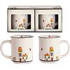 Egan Tazza, Ceramica Smaltata, Avorio, 370 ml, S (Confezione da 1), 2 unità