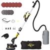 CUBEWAY Levigatrice Giraffa, Giraffa, Levigatrice 750W, LED Maniglia telescopica Motore, 7 livelli velocità 1800RPM velocità con rimozione della polvere automatica