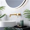 Fortis Brera rubinetto lavabo a parete, SET incluso corpo incasso,, 7820800BG, Brera oro spazzolato [Rubinetteria Bagno > Rubinetteria Lavabo]