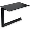Hewi System 162 porta rotolo, 162.21.11060 DC, System 162 nero opaco [Accessori Bagno > Porta Rotolo]