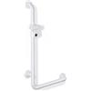 Hewi 801 asta saliscendi, con maniglia di sostegno, 801.33.210 98, 801 bianco segnale [Rubinetteria Bagno > Doccette / Supporti]