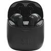 JBL TUNE 225TWS Cuffie In-Ear True Wireless Bluetooth, Auricolari senza Fili con Microfono Integrato per Musica, Chiamate e Sport, Fino a 25h di Autonomia, Custodia di Ricarica, Colore Nero