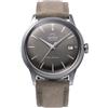 Orient Classic Bambino 38mm EDIZIONE LIMITATA - Orologio Unisex Automatico a Carica Manuale Cinturino In Pelle Scamosciata Marrone Cassa In Acciaio Quadrante Grigio Scuro - RA-AC0M13N RA-AC0M13N