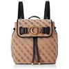 Guess Borsa donna zaino Aviana Backpack beige/ nero multilogo B23GU32 JB841432 MEDIA