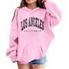 Bkazwe Felpa con Cappuccio Felpe Bambina con Cappuccio New York Felpa Ragazza Invernale Elegante Lunghe E Larghe Economica Sweatshirt Manica Lunga Invernali Morbidi Casual Sport Pullover (9-10 Years)