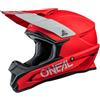 O'NEAL | Casco da motocross | MX Moto | Calotta in ABS, Standard di sicurezza ECE 22.05, Prese d'aria per una ventilazione ottimali | Casco 1SRS solido | Adulto | Rosso | Taglia XXL