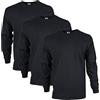 Gildan T-Shirt a Maniche Lunghe in Cotone Ultra Cotton, Modello G2400, Uomo, Bianco, XL