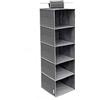 vetrinein rete Vetrineinrete® Organizer per armadi con 5 10 ripiani in tessuto contenitore pieghevole richiudibile salvaspazio (5 Ripiani) 69703
