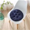 uyeoco Set 4/2/1 Cuscini Sedia da Cucina/Cuscini di Seduta, Cuscini Sedia rotondi esterno 40x40/30x30cm,Cuscino per sedia cucina ufficio da giardino da ufficio(Navy blue,1PC_50CM/20IN)