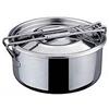 Gnali One Size Scatola PORTAVIVANDE 14cm SP14, Acciaio Inossidabile, Stainless Steel