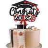 Gyufise 1 topper per torta 2022 glitter rosso diploma laurea tappo per torta plettro congratulazioni classe 2022 decorazioni per torta per il 2022 laurea scuola superiore ragazzi ragazze festa di laurea