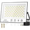 wowspeed Faretto LED da Esterno 200W - Super Luminoso 20000LM Faretti LED 6500K Bianco Freddo Faro LED Esterno, IP65 Impermeabile Faretti LED Esterno per Giardino,Patio, Cortile, Terrazza, Garage
