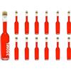 slkfactory Casavetro Bottigliette Vetro Con Tappo Sughero - 350 ml - Bottiglia Vuota in Vetro per Vino, Liquore, Acqua, Succo di Frutta, Conserve, Latte, Olio, Birra, Vino, Estratti, Amari (12 x 350 ml)