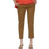 Weekend MaxMara pantaloni donna OKRA a sigaretta fantasia floreale Fantasia