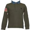 Us Polo Assn Polo Bambino CLAY Verde Militare