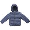 Heros Piumino Bambino con cappuccio Blu