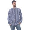 Brooksfield Camicia Uomo rigata Blu