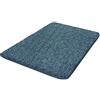 Kleine Wolke Seattle 4071754225 - Tappetino da Bagno in Poliestere, 70 x 120 x 3 cm, Colore: Blu Ghiaccio