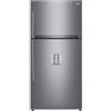LG GTF916PZPED Frigorifero Doppia Porta, Classe E, 592l, Connettività Wi-fi Con App Thinq, Door Cooling, Gestione Umidità, Frigorifero Con Dispenser Acqua, Inox