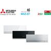 Mitsubishi Electric Climatizzatore Condizionatore Mitsubishi Electric Dual Split Inverter serie KIRIGAMINE ZEN WHITE MSZ-EF 7+7 con MXZ-2F33VF R-32 Wi-Fi Integrato Colore Bianco 7000+7000