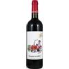 Chateau de Cranne, Bordeaux Rouge Dompter La Bête, 2022, 750 ml, Merlot e Cabernet Sauvignon con Note di Fragola e Ribes, Ideale con Carni Rosse e Formaggi, Certificazione Biologica, 12.5% Vol.