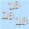 Numero 18 argento