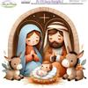 Pannolenci Stampato Sacra Famiglia 2