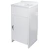 Dianhydro KIT LAVATOIO MINI MOBILE IN PVC E VASCA IN POLIPROPILENE (DA MONTARE) L cm. 42 x P cm. 35
