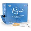 D'Addario Organics Royal Ance per Sassofono Alto Forza 2.5, Confezione da 25