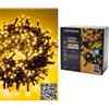 General Trade Luci Catena lineare Multi Uso 50m 1000 LED Con 8 Programmi E Trasformatore Cavo Verde Chiaro Dorato Non Estensibile IP44 31V 22m