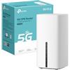 TP-Link Archer NX600 Router 5G Wi-Fi 6 AX3600Mbps Dual Band, Porta WAN/LAN 2.5G+2×Porte Gigabit LAN, Plug & Play, 4K-QAM, 8×5G/LTE, 2×Wi-Fi Antenne Interne, EasyMesh, HomeShield