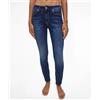 Calvin Klein Jeans Skinny Jeans a Vita Media Mid Blue Donna
