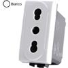 Mapam Presa Bivalente (16A-250V) Art 818B 2P Bianco T1 compatibile Bticino Living