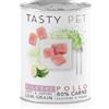Tasty Pet Dog Filetti in Gelatina Lattina Multipack 24x150G POLLO ZUCCHINE E RISO