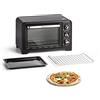 Moulinex OX444810 Optimo Forno Elettrico Ventilato 19 litri, Potenza 1380 W, Max 240°C, Forno per Pizza, Carne, Pesce, Dolci, con 6 Modalità di Cottura, Timer, 2 Accessori