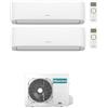 Hisense CONDIZIONATORE HISENSE DUAL SPLIT HI-COMFORT 7000+12000 BTU WIFI INVERTER 2AMW52U4RXC A++