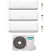 Hisense CONDIZIONATORE HISENSE TRIAL SPLIT HI-COMFORT 7000+7000+7000 BTU WIFI INVERTER 3AMW62U4RJC A++