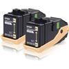 Epson BIPACK 02 TONER ORIGINALE EPSON NERO C13S050609 0609 Epson Aculaser C9300 2PZ