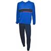 Enrico Coveri Pigiama Uomo Cotone Lungo Mercerizzato Linea Prestige, Leggero Estivo, Anche Taglie Forti (1004 Bluette, S)