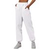 Kxydlww Pantaloni Sportivi Donna Invernale Caldo Jogging Cotone Pantaloni Vita Alta Aderente con Tasche Tuta Tinta Unita Pantaloni Elastica per Hip Hop Casual