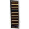 Pando Cantinetta Vino Doppia Temperatura da Incasso 114 Bottiglie, Classe A Temperatura 5 - 20 C colore Inox PVMAV 178-114 XL