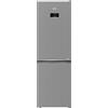 Beko Frigorifero Combinato No Frost Capacità 316 Litri Classe energetica D colore Inox - B5RCNE365HXB