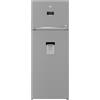 Beko Frigorifero Doppia Porta Capacità 455 Litri Classe energetica E Raffreddamento No Frost colore Metal Look - RDNE455E40DXBN